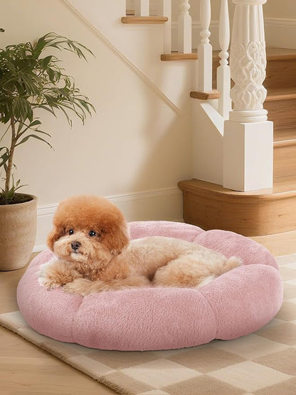 OhGeni 24 inches Calming Donut Dog & Cat Bed by OhGeni