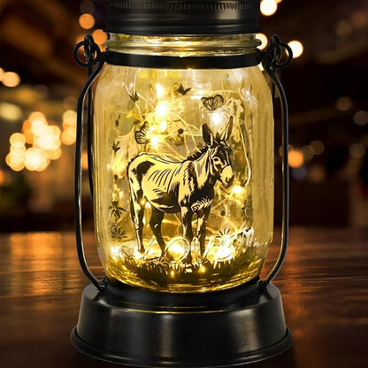 kyoryuger Donkey Gifts for Women/Men Donkey Solar Lanterns Mom Birthday Burro - Image 9