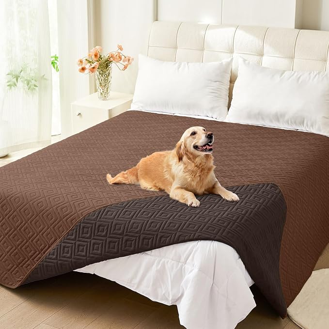 hyha Waterproof Dog Blanket, Soft Pet Bed Blankets, Waterproof Sofa Couch Cover by hyha