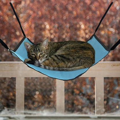 Cat Hammock for Cage Hanging ，Summer Breathable Coolness Oxford Cat Hammock - Image 3