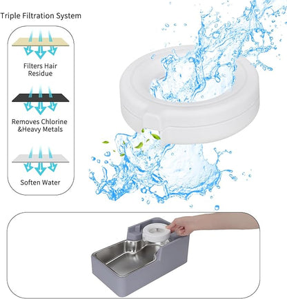 Automatic Water Dispenser Large: Upgraded 100% BPA-Free 8L Light Gray Stainless - Image 6
