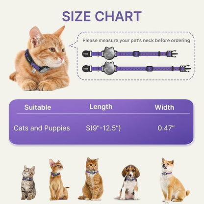 Waterproof Airtag Cat Collar, Breakaway Cat Airtag Collar - Image 6