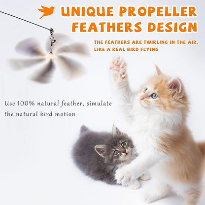 JXFUKAL Cat Wand Toys, Interactive Cat Toys - Image 2