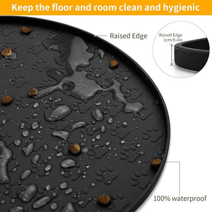 KPWACD Pet Feeding Mat for Dogs and Cats, Silicone Dog Placemat Non-Slip - Image 4