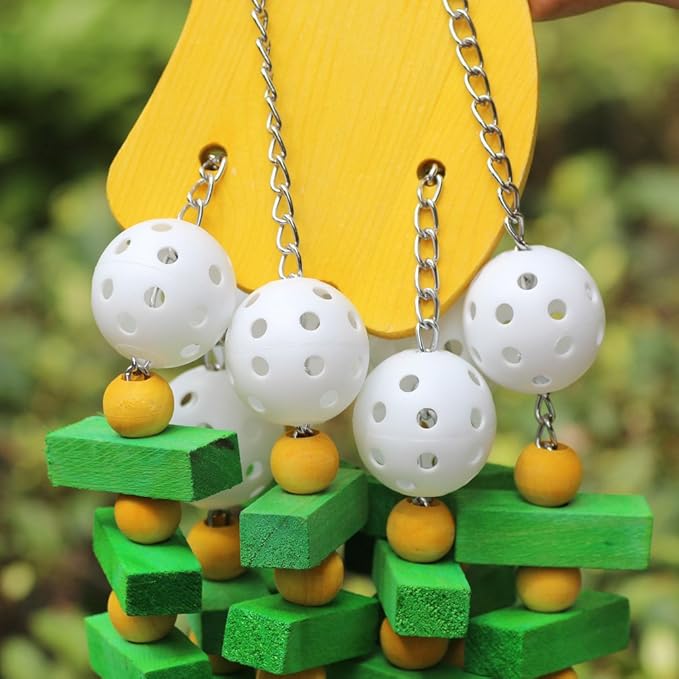 Bird Chewing Toy Large Medium Parrot Cage Bite Toys African Grey Macaws - Image 5