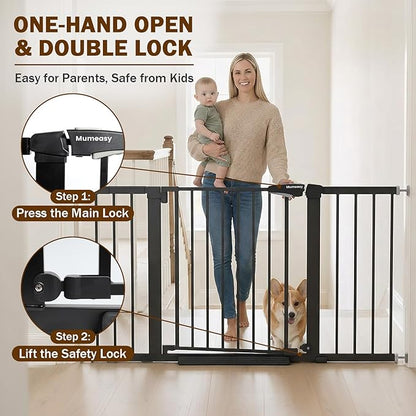 Mumeasy 29.7–51 Inch Extra Wide Baby Gate - Image 5