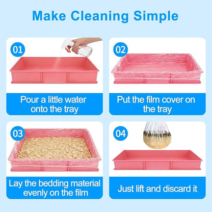 Disposable Cage Liners 50PCS, Plastic Litter Liner Bag - Image 4