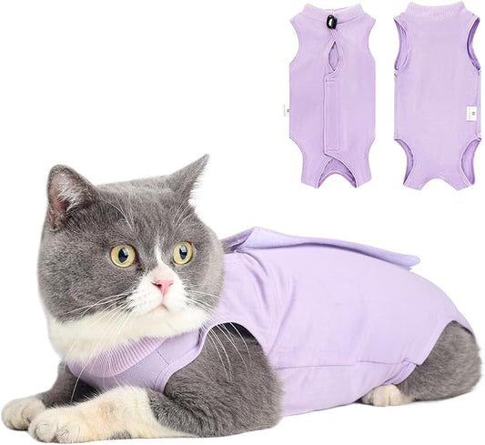 Cat Recovery Suit for Abdominal Wounds or Skin Diseases, Cat Onesie for Cats by Coppthinktu