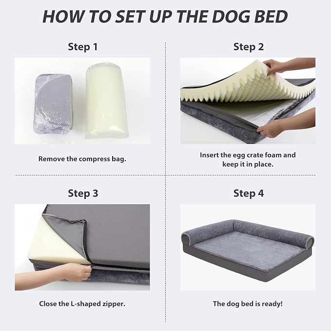 KSIIA Orthopedic Dog Bed - Image 5