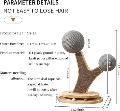 Tree-Shaped Cat Scratching Post - Image 7