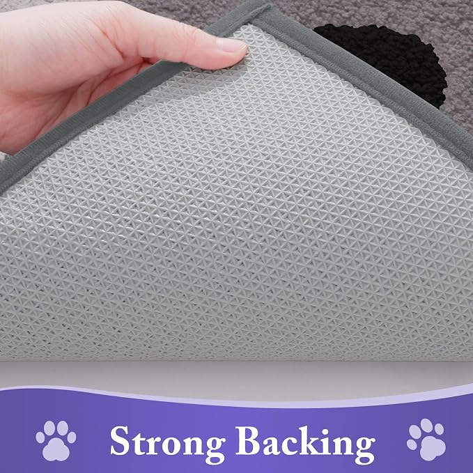 Buganda Dog Door Mat for Muddy Paws, Absorbent Dirt Trapper Non Slip Indoor - Image 5