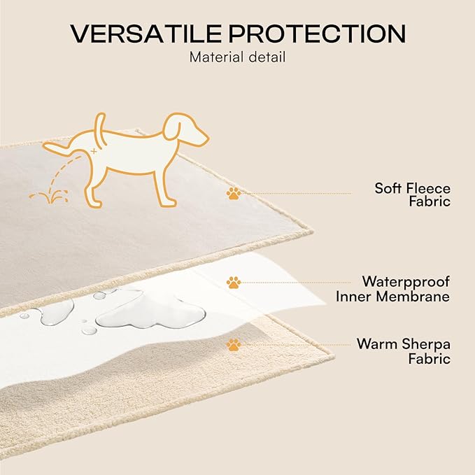 Waterproof Pet Blanket, Liquid Pee Proof Dog Blanket - Image 4