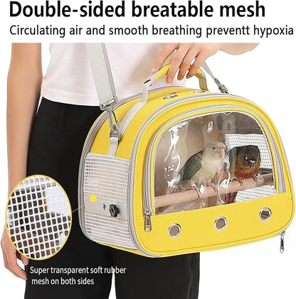 Bird Carrier, Bird Cage Parakeet Parrot Budgie Carrier Backpack - Image 9
