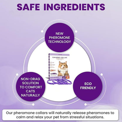 Pheromone Calming Collar for Cats: Breakaway Cat Calming Collar for Anxiety - Image 5