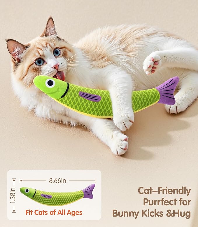 PetBusy Cat Toys with Interactive Soft Chew Kicker Cat Toys - Image 4