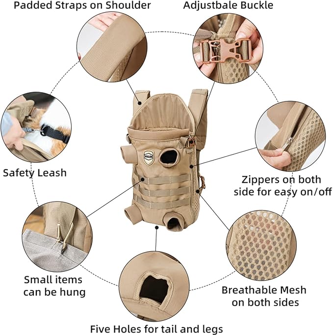 FLAdorepet Dog Carrier Tactical Backpack - Image 4