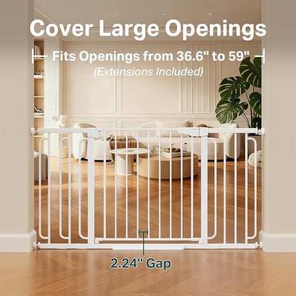 Cumbor 36.6-59" Extra Wide Baby Gate - Image 2