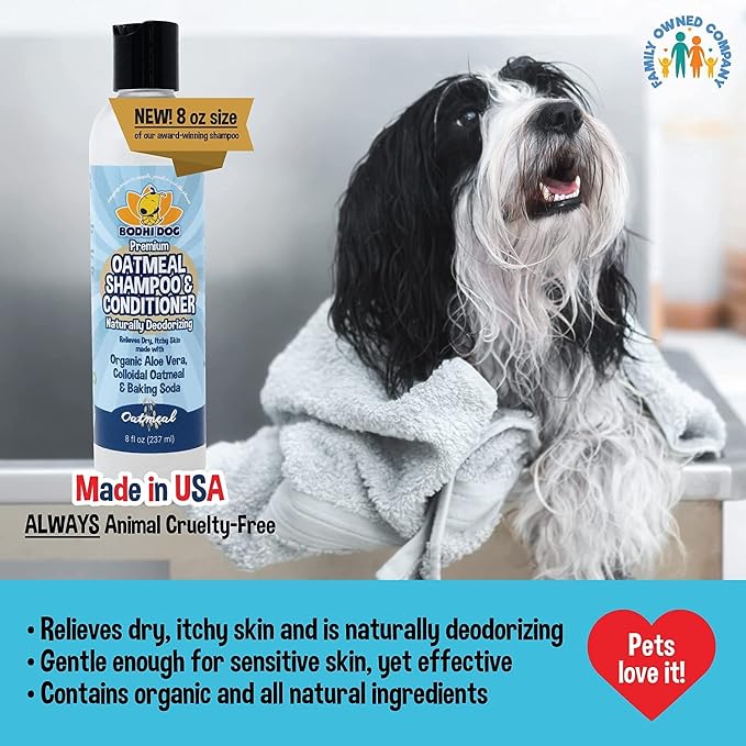 Bodhi Dog Shampoo Brush & Oatmeal Shampoo and Conditioner Bundle - Image 8