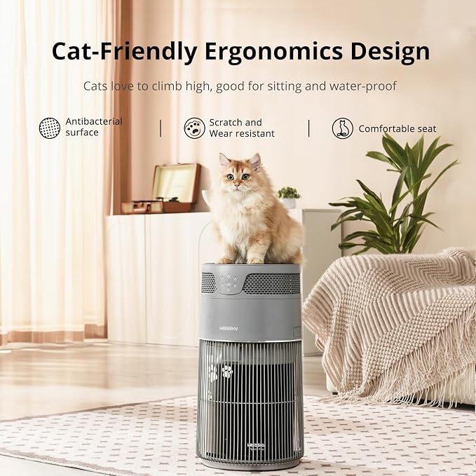 WiseSky Pet Air Purifier for Cat Owners, High-Efficiency Air Purifier for Cat - Image 6