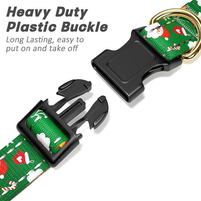 Reflective Dog Collar, Cute Christmas Style Dog Collars - Image 4