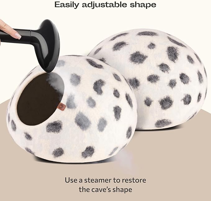 MEOWFIA Cat Cave – Premium Felt Cat Bed - Image 5