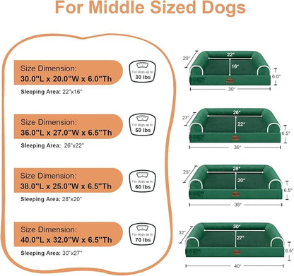 Medium Large Dog Bed Orthopedic Washable: Beds Bolster Medium Large Sized Dog - Image 6