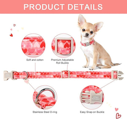 Unique style paws Valentine's Day Dog Collar Plastic Buckle Collar - Image 2