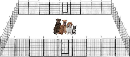BestPet | Dog Playpen | 40 Inch, 32 Panels | Heavy Duty Metal Pet Exercise Pen by BestPet