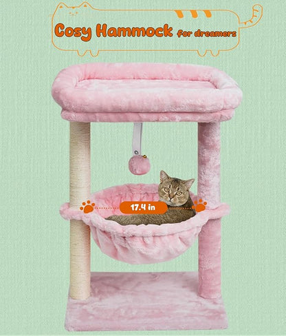 SYANDLVY Small Cat Tree for Indoor Cats, Activity Cat Tower - Image 5