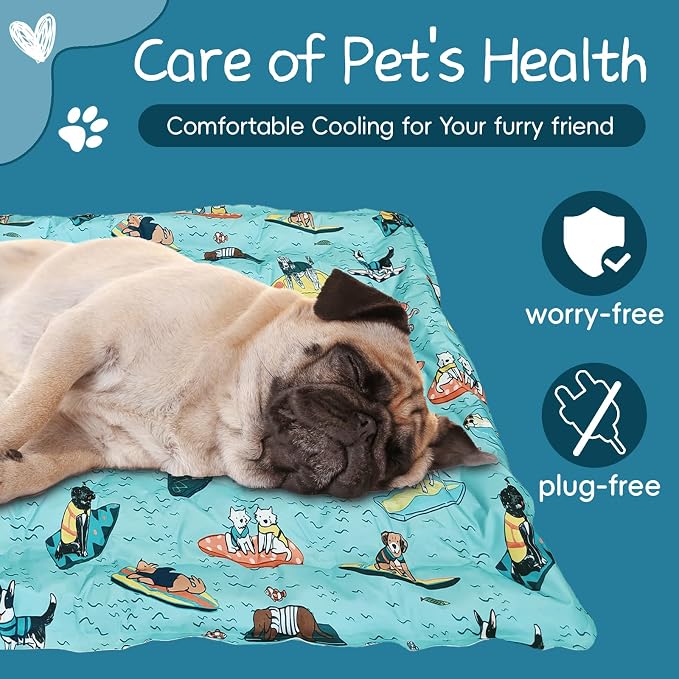 Cooling Pad for Large Dog, Instant Pet Cool Mat, Comfortable Cool Pet Mat for - Image 7