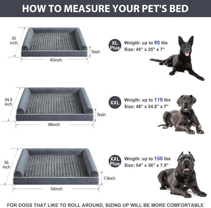 BFPETHOME Dog Beds for Large Dogs, Orthopedic Dog Bed for Medium Large Dogs - Image 6