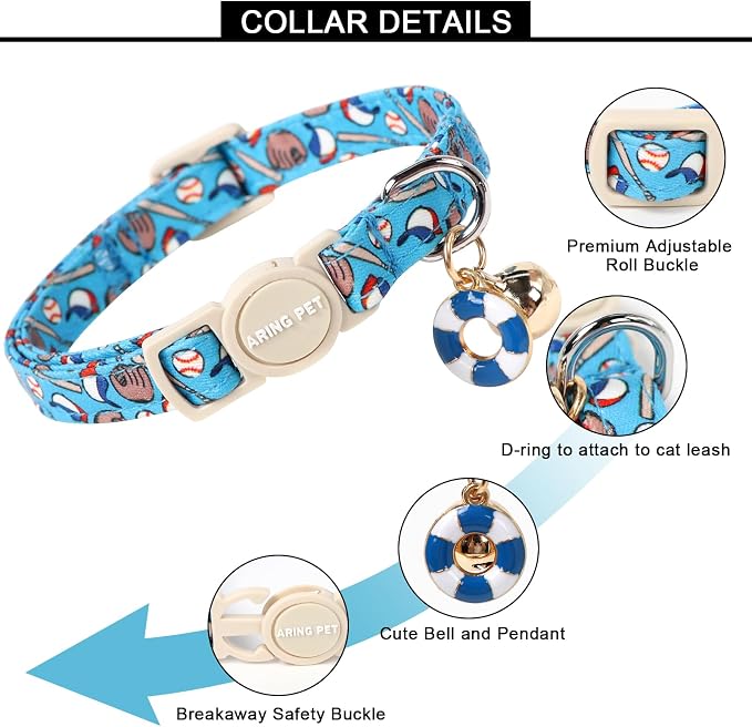 ARING PET 2 Pack Cat Collar-Cute Kitty Collars - Image 3