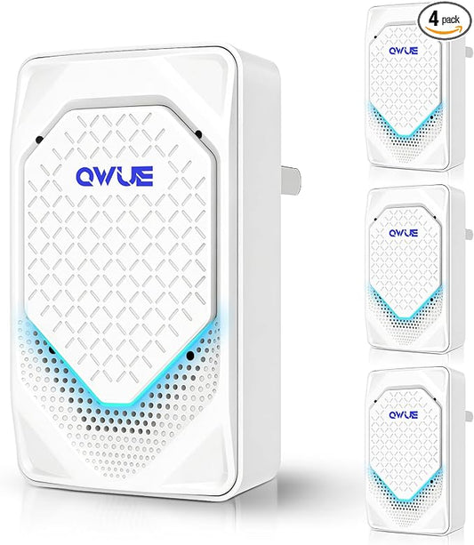 4Pack Plug in Air Ionizer, Negative Ion Air Purifier Plug In, Mini Filterless by QWUE