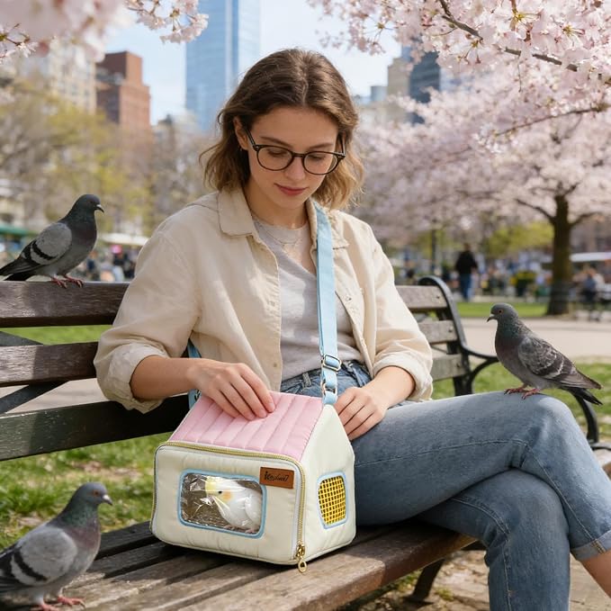 Bird Carrier - Breathable Portable Warm Waterproof Pet Bag | Bird Travel - Image 3