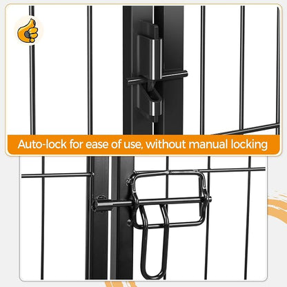Yaheetech Dog Playpen Outdoor, 32 inch 32 Panels Dog Pen Indoor Heavy Duty - Image 9