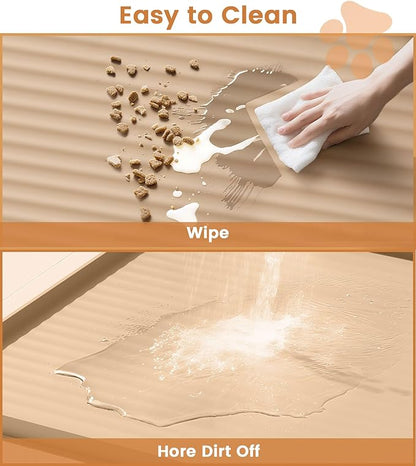 Dog Food Mat 36"x24", Waterproof Pet Feeding Mat - Image 5