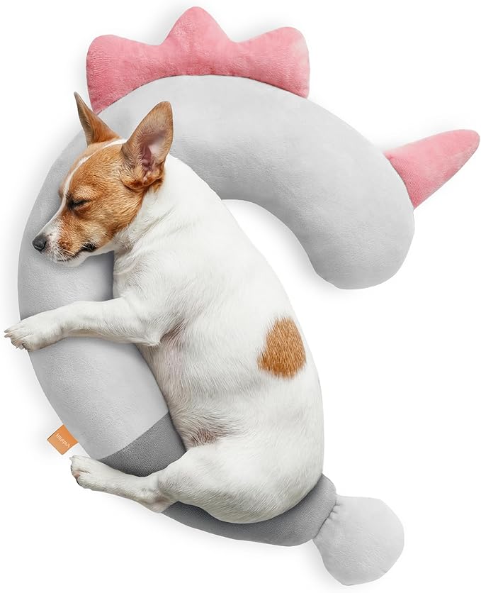 Dog Pillow - Soft Neck Pillows for Dogs, Washable Dog Calming Pillow for Better by HiPetpy