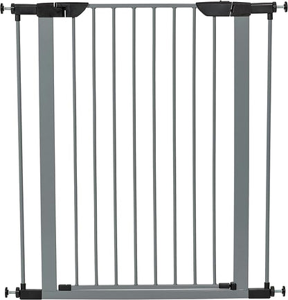 MidWest Homes for Pets 29-Inch High Walk-thru Pressure Mounted Gray Steel Dog - Image 3