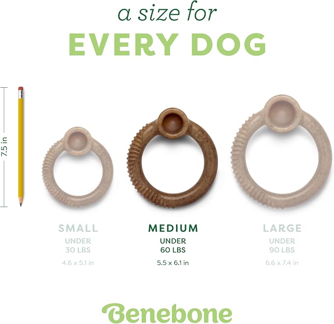 Benebone Ring Durable Dog Chew Toy - Image 4