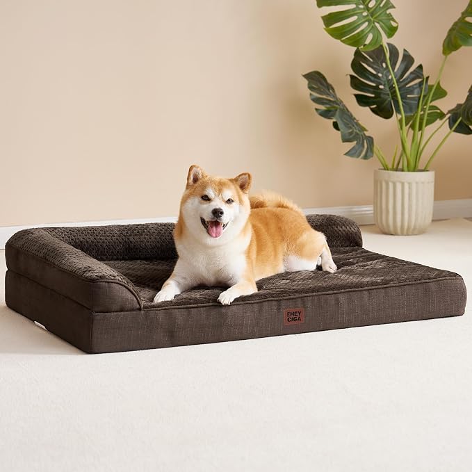 EHEYCIGA Orthopedic Dog Bed Medium Size Dogs, Memory Foam Dog Bed - Image 9