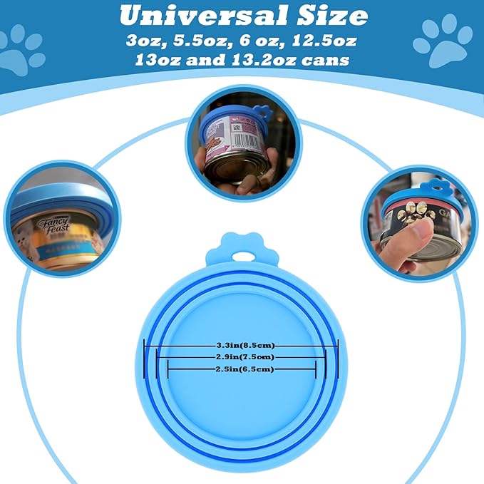 Cat Treat Spoon & 3 Pcs Can Lids | Cat Strip Feeder Squeeze - Image 6