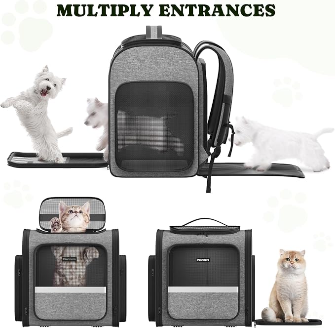 Pawtners Dog Backpack Carrier Large Pet Carrier Backpack - Image 3