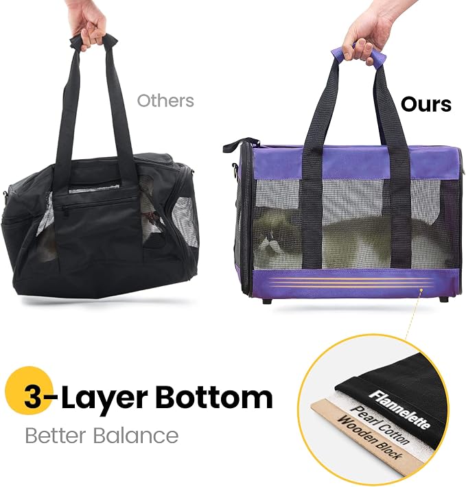 Cat Carrier Airline Approved, Soft-Sided Dog Carrier - Image 7