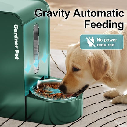 Gardner Pet Automatic Gravity Pet Feeder, 0.8 Gallons*2 Dog Feeder and Water - Image 4