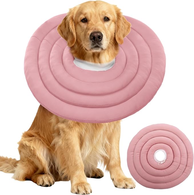 IDOMIK Dog Recovery Collar, Waterproof Soft Dog Cone After Surgery, Comfy by IDOMIK
