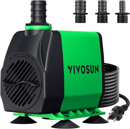 VIVOSUN 800GPH Submersible Pump, Ultra Quiet Water Fountain Pump by VIVOSUN