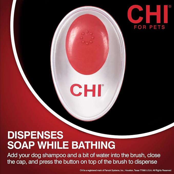 CHI for Dogs Soap Dispensing Palm Brush - Image 3