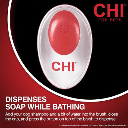 CHI for Dogs Soap Dispensing Palm Brush - Image 3