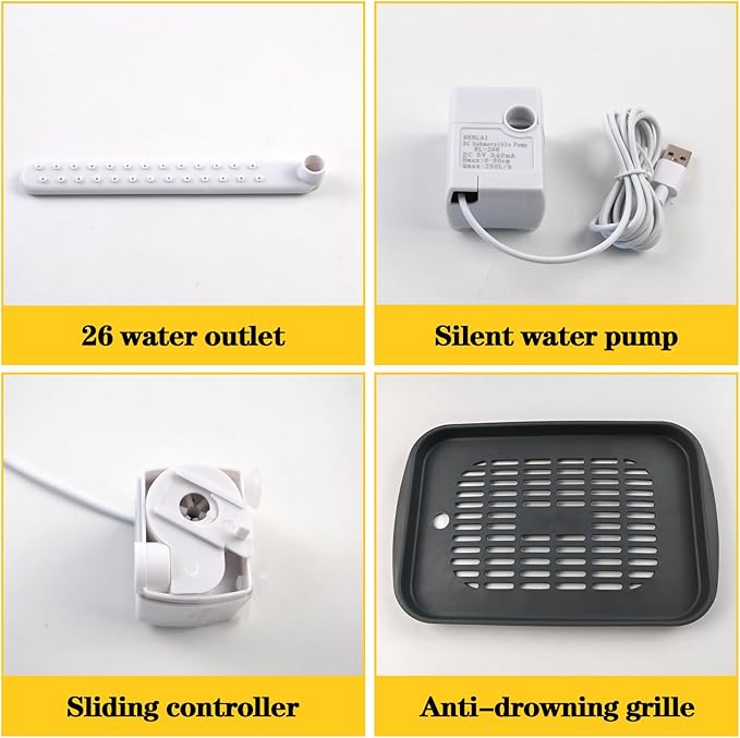 Automatic Parakeet Bath, Parrot Shower Fountain - Image 4
