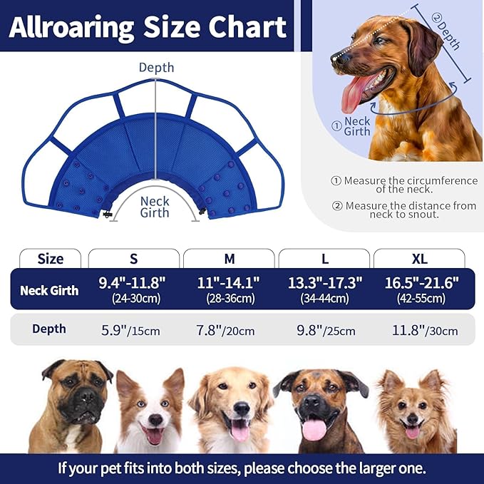 Allroaring Dog Cone Alternative, Soft Dog Cones - Image 2